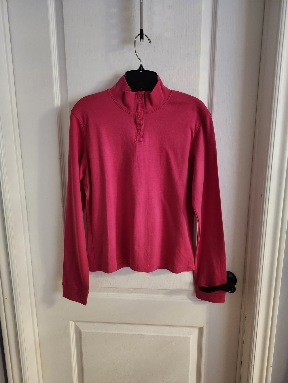 New Bright Pink Long Sleeve Pullover